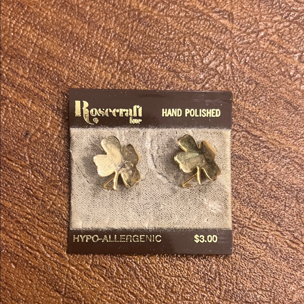 Rosecraft Four Leaf Clover Earrings